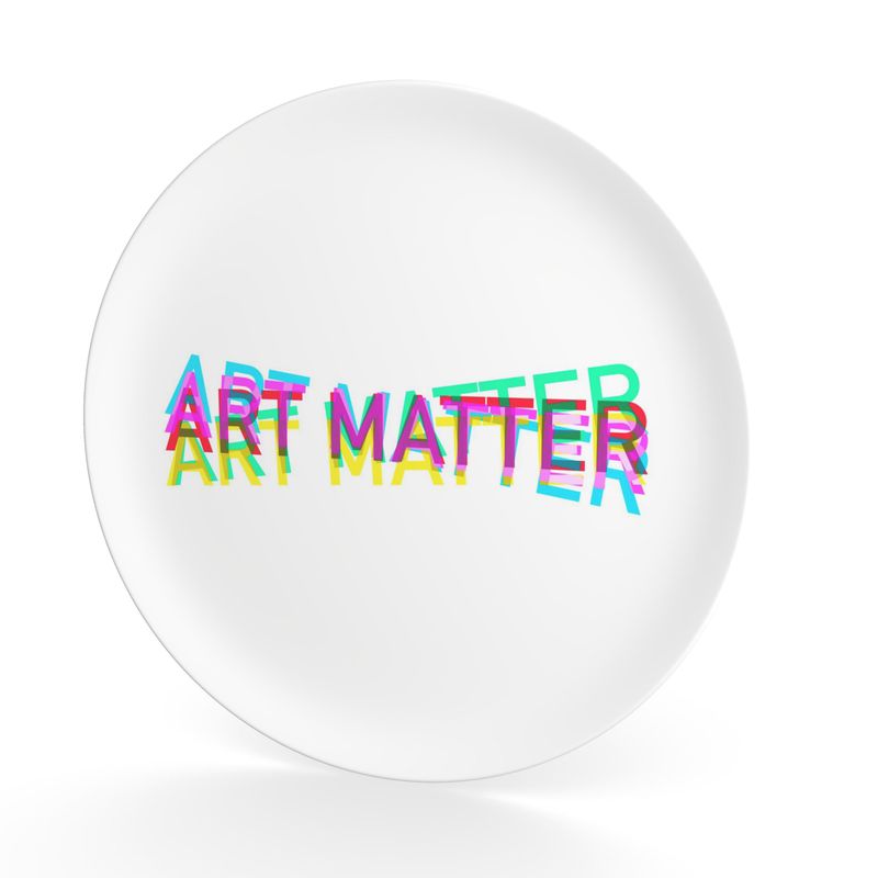 Art Matter scatter Decorative Plate