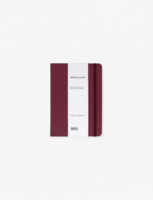 Burgundy Writing Journal, Writing Prompt Guide - London Workshop