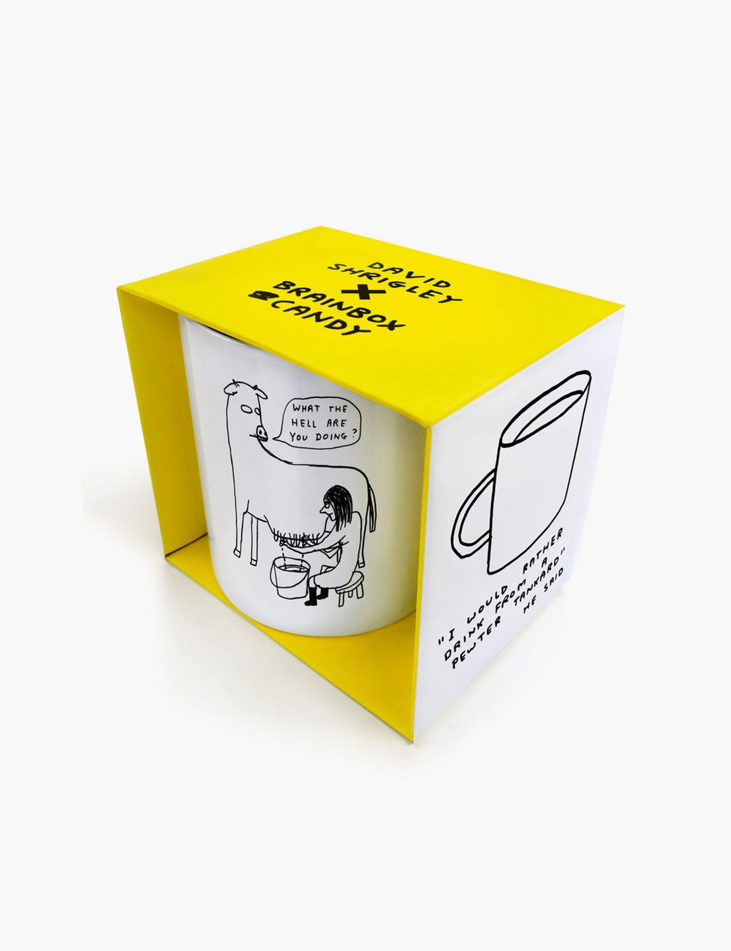 David Shrigley x Brainbox Candy What the Hell mug - London Workshop