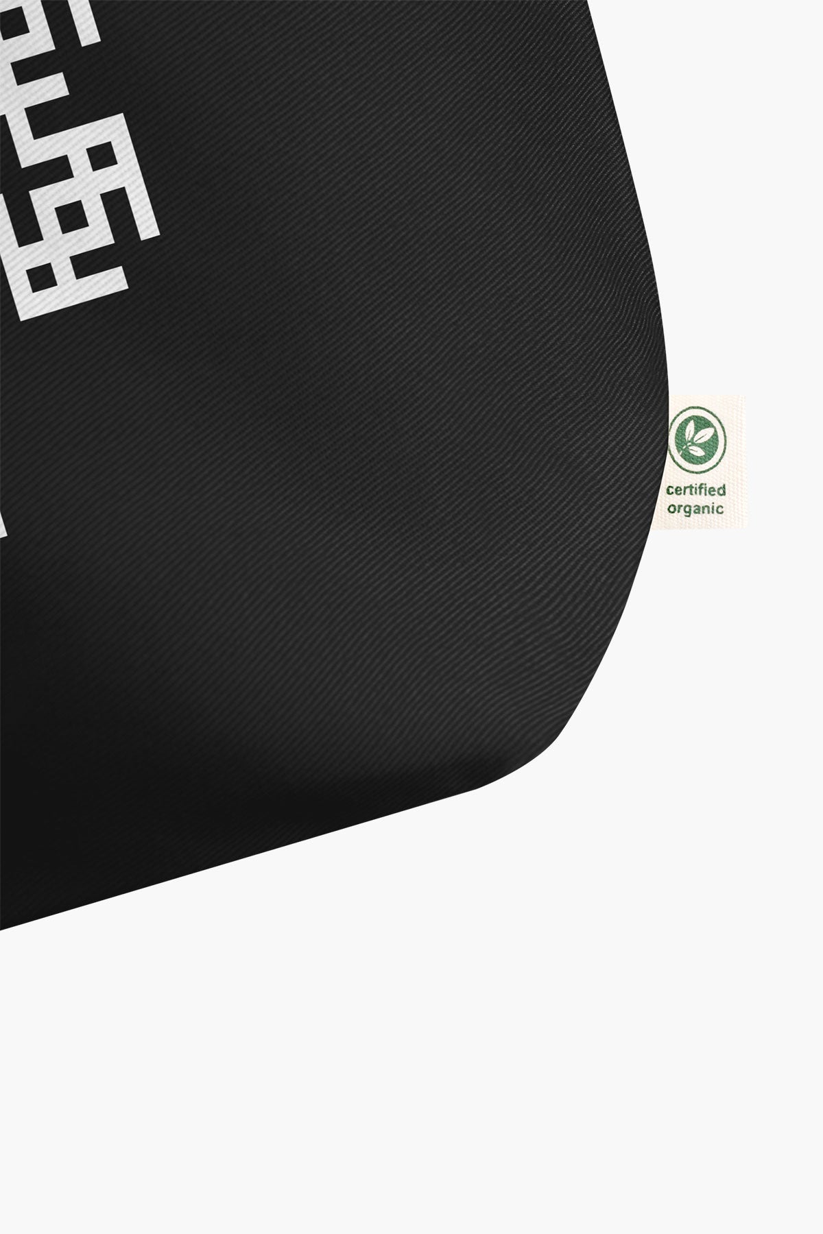 Large organic tote bag