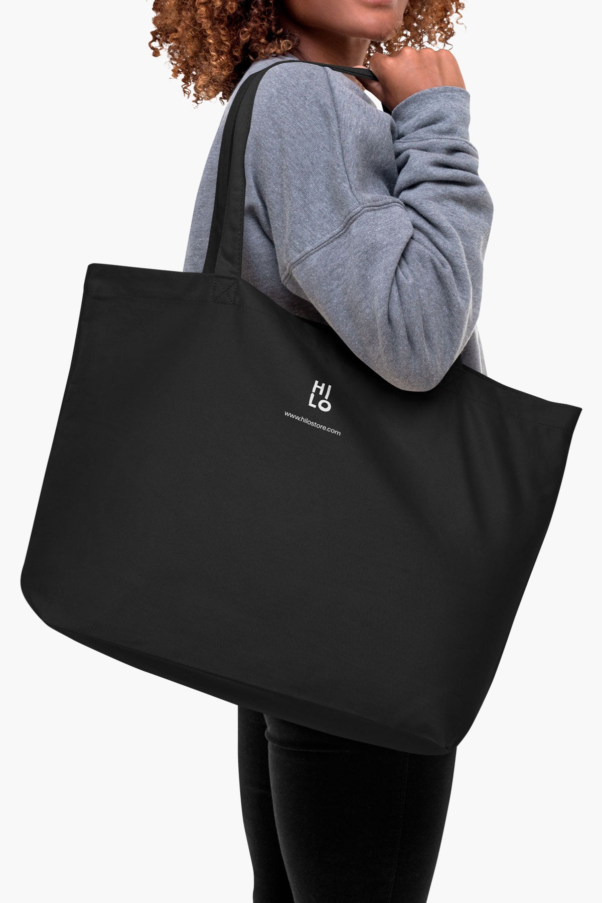 Large organic tote bag