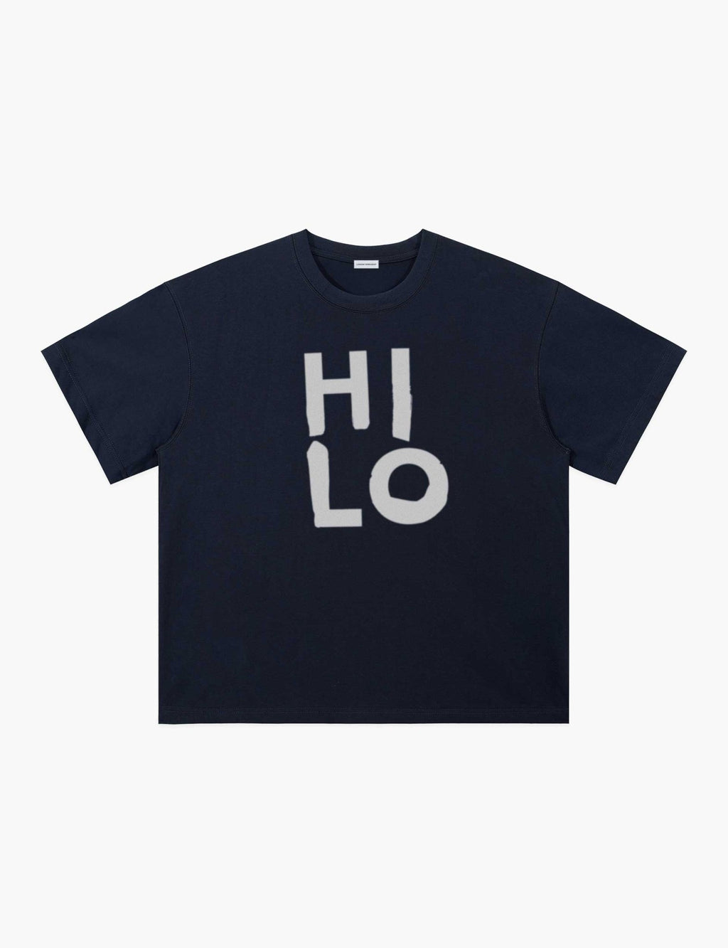HI LO Heavyweight Drop Shoulder Cotton T-Shirt - London Workshop