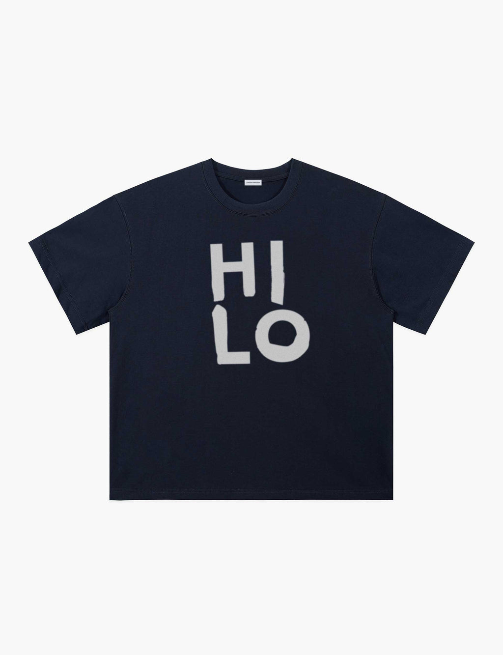HI LO Heavyweight Drop Shoulder Cotton T-Shirt
