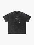 HILO Two Heads Snow Washed Oversized Cotton T-Shirt