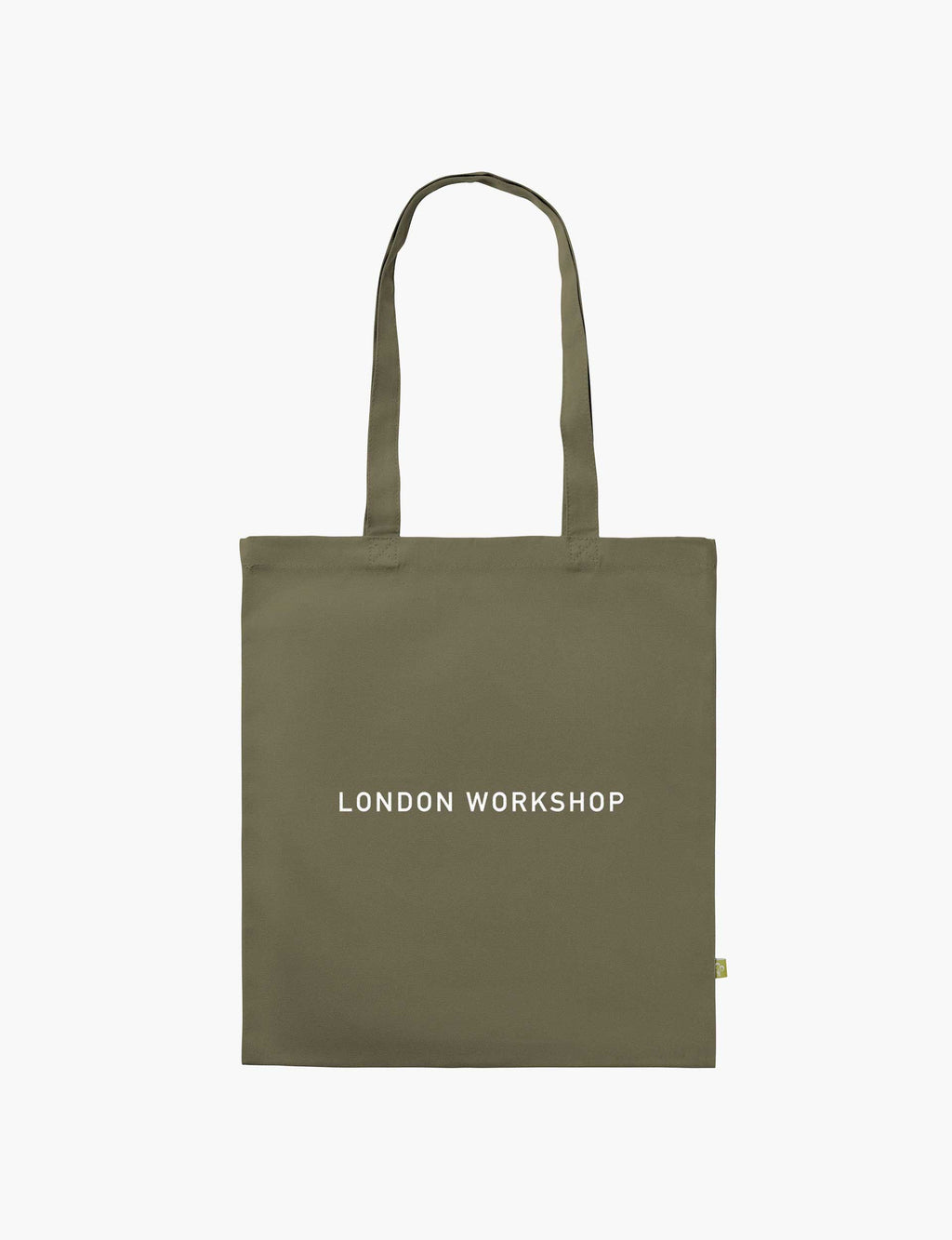 London Workshop Olive Canvas Tote