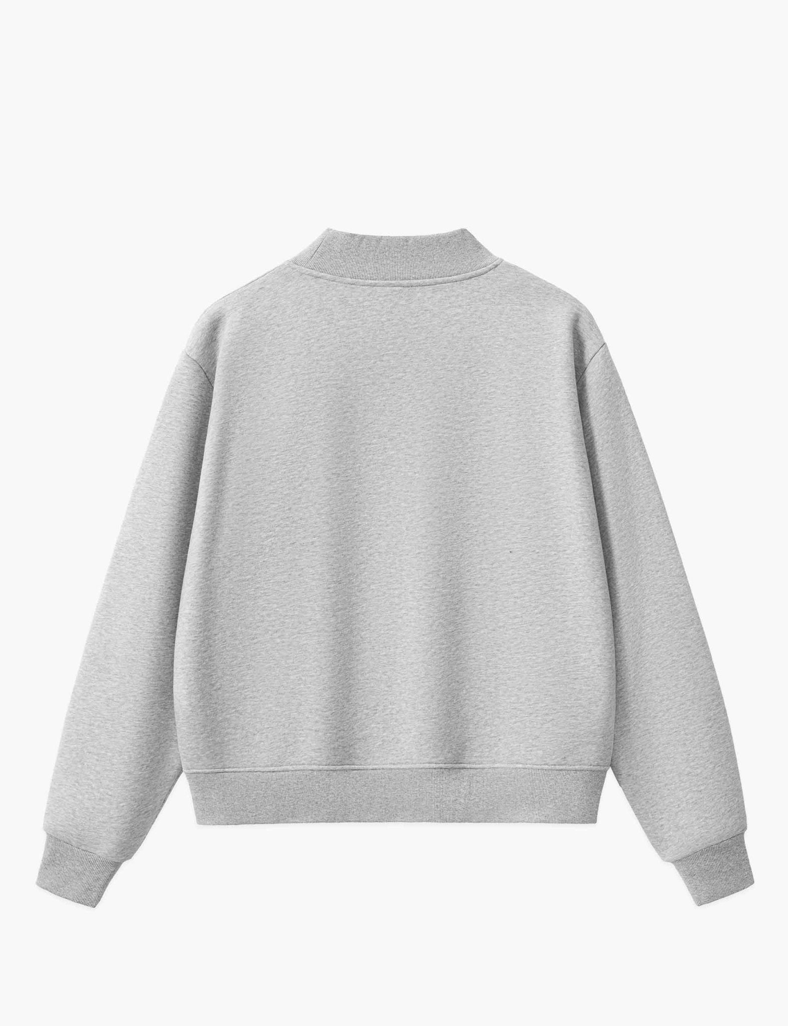 The London Workshop 2012 Essential Fleece Mock - Neck Crew Sweatshirt - London Workshop