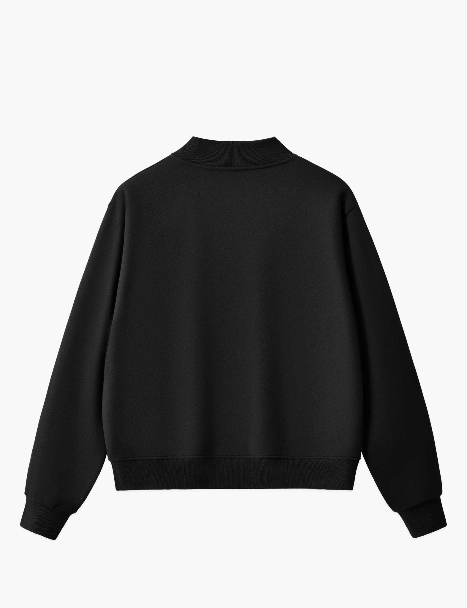 The London Workshop 2012 Essential Fleece Mock - Neck Crew Sweatshirt - London Workshop