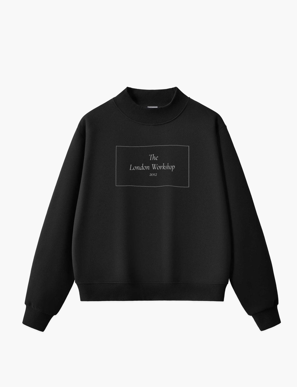 The London Workshop 2012 Essential Fleece Mock-Neck Crew Sweatshirt