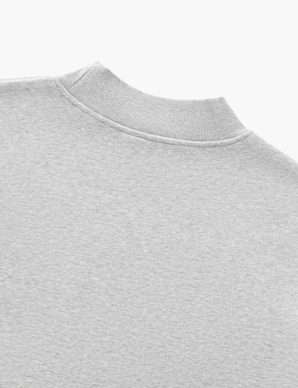 The London Workshop 2012 Essential Fleece Mock-Neck Crew Sweatshirt