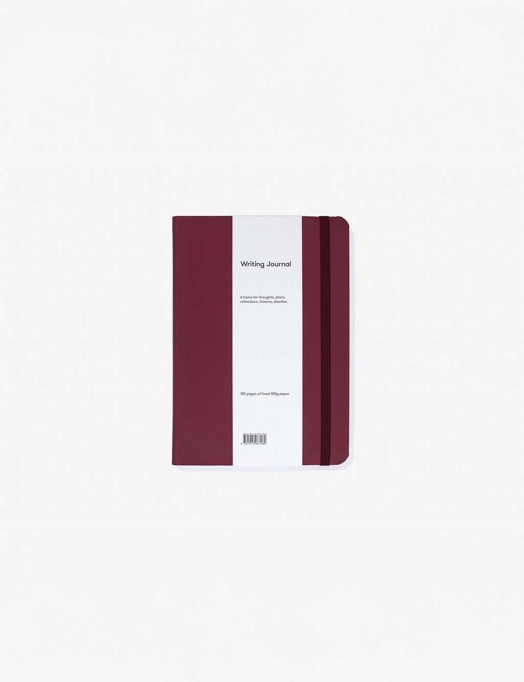 Burgundy Writing Journal, Writing Prompt Guide